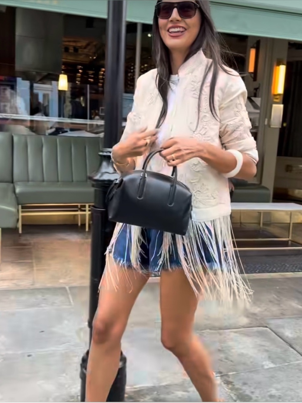 ZARA ZW COLLECTION FRINGED JACKET